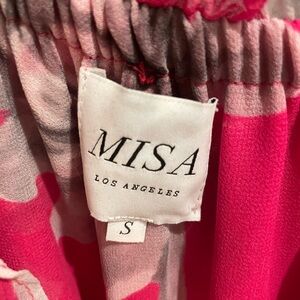 Misa hot pink floral dress size S